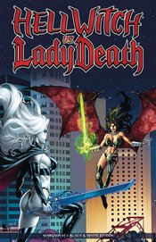 HELLWITCH VS LADY DEATH WARGASM #1 (OF 2) BLACK & WHITE ED (