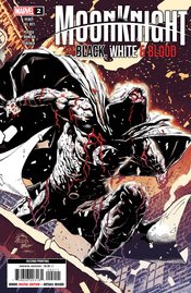 MOON KNIGHT BLACK WHITE BLOOD #2 (OF 4) 2ND PTG STEGMAN VAR