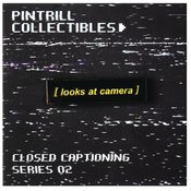 CLOSED CAPTIONS LOOKS AT CAMERA ENAMEL PIN