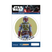 SW BOBA FETT ACTION FIGURE WINDOW DECAL