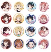 RENT A GF SWIMSUIT & GIRLFRIEND TRADABLE TIN BADGE 16PC BOX