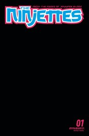 NINJETTES #1 CVR Q FOC DEATH BLACK BLANK AUTHENTIX