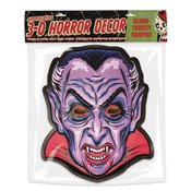 BLOODY THIRSTY VAMPIRE 3D WALL DECOR W/BAG