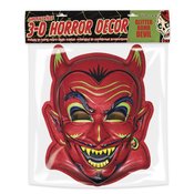 GLITTER BOMB DEVIL 3D WALL DECOR W/BAG