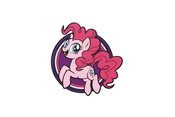 MY LITTLE PONY PINKIE PIE AR ENAMEL PIN