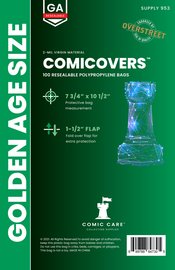 COMICARE GOLDEN PP RESEALABLE BAGS (PACK OF 100)  (O/A)