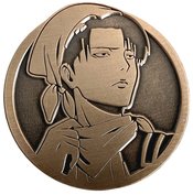 ATTACK ON TITAN CLEANING LEVI LTD ED EMBLEM PIN