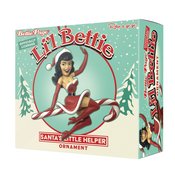BETTIE PAGE SANTAS LITTLE HELPER HOLIDAY ORNAMENT