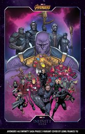 AVENGERS #65 YU INFINITY SAGA PHASE 3 VAR