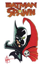 DF BATMAN SPAWN #1 HAESER SGN BATMAN SPAWN SKETCH
