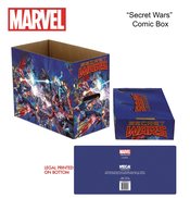 MARVEL SECRET WARS 5PK SHORT COMIC STORAGE BOX