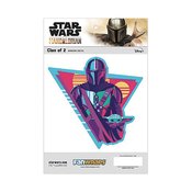 SW MANDALORIAN CLAN OF 2 WINDOW DECAL