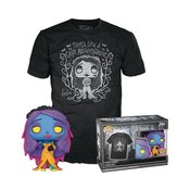 POP & TEE CORPSE BRIDE EMILY BLKLT TS L