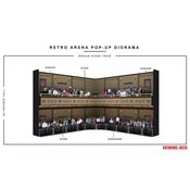 EXTREME SETS RETRO ARENA POP-UP 1/12 DIORAMA