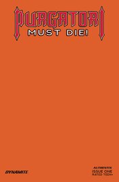 PURGATORI MUST DIE #1 CVR Q FOC HELLFIRE ORANGE BLANK AUTHEN