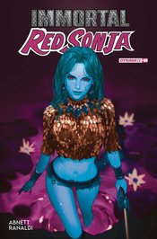 IMMORTAL RED SONJA #9 CVR M FOC LEIRIX ULTRAVIOLET