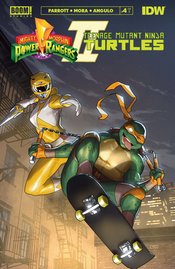 MMPR TMNT II #4 (OF 5) CVR E CARDSTOCK VAR CLARKE