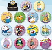 ADVENTURE TIME 144 PC BUTTON ASST