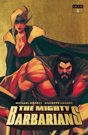 MIGHTY BARBARIANS #1 CVR K 75 COPY GOLD FOIL INCV (MR)
