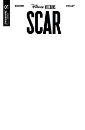 DISNEY VILLAINS SCAR #1 CVR F BLANK AUTHENTIX