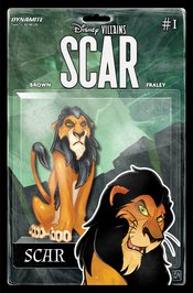 DISNEY VILLAINS SCAR #1 CVR L 30 COPY INCV ACTION FIGURE