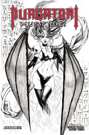 PURGATORI MUST DIE #4 CVR F 5 COPY INCV TURNER B&W
