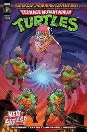 TMNT SATURDAY MORNING ADV CONTINUED #1 CVR B SCHOENING