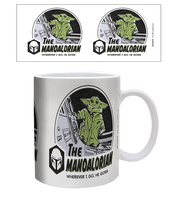 MANDALORIAN WHEREVER I GO HE CERAMIC MUG