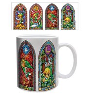 ZELDA STAINED GLASS CERAMIC MUG