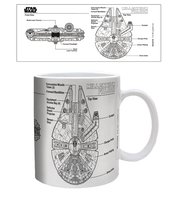 STAR WARS MILLENNIUM FALCON CERAMIC MUG