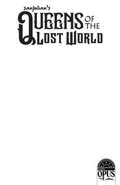 SANJULIAN QUEEN LOST WORLD #1 CVR C 5 COPY BLANK