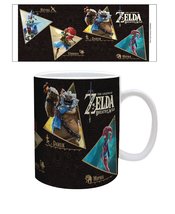 ZELDA BOTW CHAMPIONS CERAMIC MUG