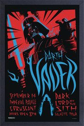 ROCK POSTER VADER FRAMED PRINT