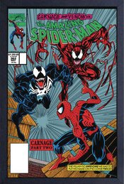 SPIDERMAN VENOM/CARNAGE COMIC FRAMED PRINT