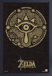 ZELDA BOTW SHEIKAH EYE FRAMED PRINT