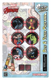 MARVEL HEROCLIX AVENGERS 60TH ANN DICE & TOKEN PACK