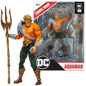 DC DIRECT AQUAMAN WV3 AQUAMAN 7IN AF W/COMIC CS