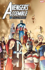 DF AVENGERS ASSEMBLE OMEGA #1 AARON SGN