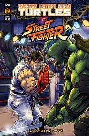 JUN231486 - TMNT VS. STREET FIGHTER #4 (OF 5) CVR B CARDY - Previews World