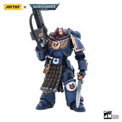 JOYTOY WH 40K ULTRAMARINES INTERCESSOR VETERAN SERGE 1/18 AF