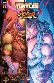 JUN231486 - TMNT VS. STREET FIGHTER #4 (OF 5) CVR B CARDY - Previews World