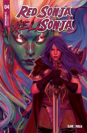 RED SONJA HELL SONJA #4 CVR K FOC PUEBLA ULTRAVIOLET