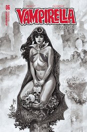 VAMPIRELLA YEAR ONE #6 CVR Q 7 COPY FOC INCV MARCH B&W