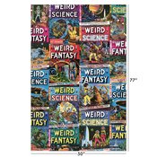 1950S EC COMICS SCI-FI PLUSH THROW BLANKET