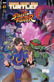 TMNT VS STREET FIGHTER #3 (OF 5) CVR B BROWN