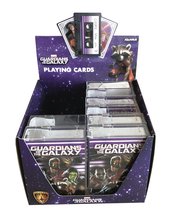 GOTG CASSETTE TAPE PLAYING CARDS DISPLAY