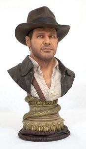 INDIANA JONES LEGENDS IN 3D INDIANA JONES 1/2 SCALE BUST