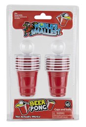 WORLDS SMALLEST BEER PONG