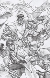 DARK X-MEN #1 (OF 5) 100 COPY ROSS VIR SKTCH CONNECT PART C