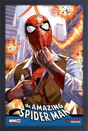 SPIDER-MAN SAVES THE DAY FRAMED PRINT